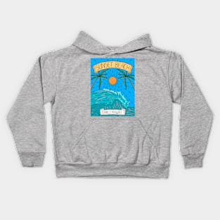 Sunset Beach Hawaii Kids Hoodie